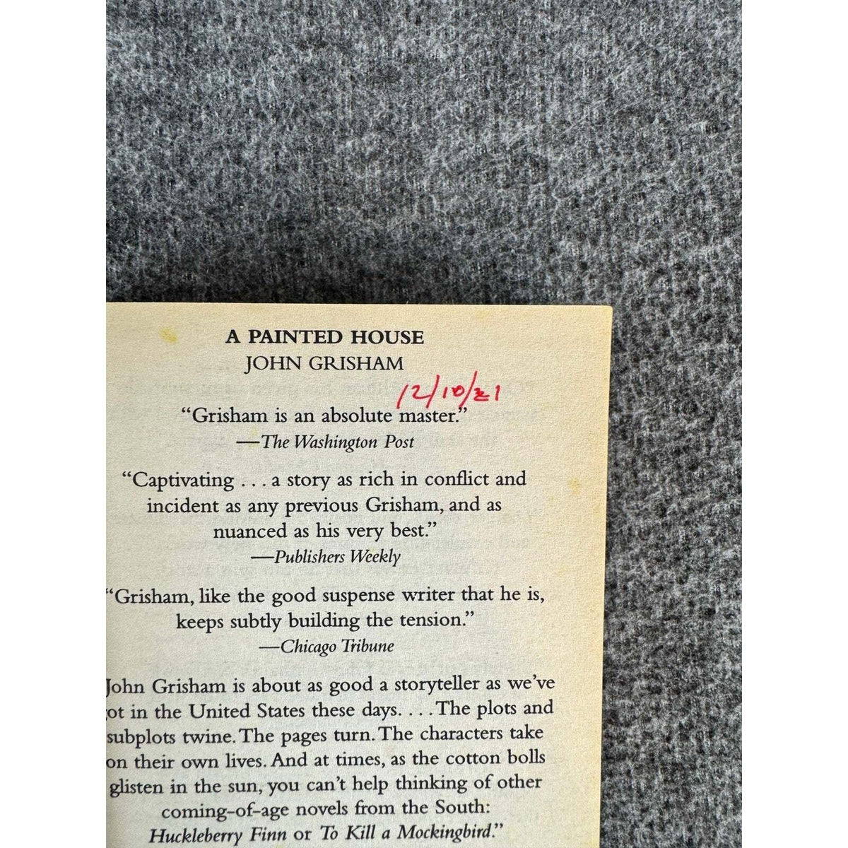 A Painted House by John Grisham (Paperback) - Image 7