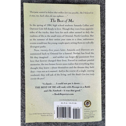 The Best of Me by Nicholas Sparks (Paperback) - Image 2