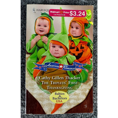 The Triplets' First Thanksgiving by Cathy Gillen Thacker (Paperback) - Image 1