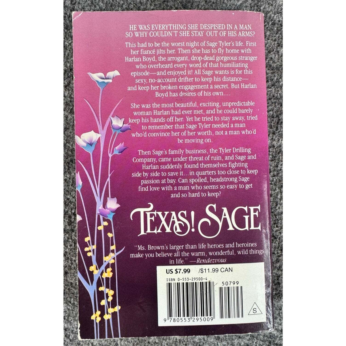 Texas! Sage by Sandra Brown (Paperback) - Image 2