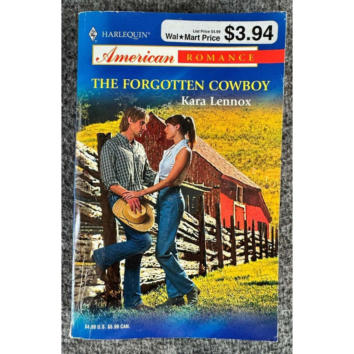 The Forgotten Cowboy by Kara Lennox (Paperback) - Image 1