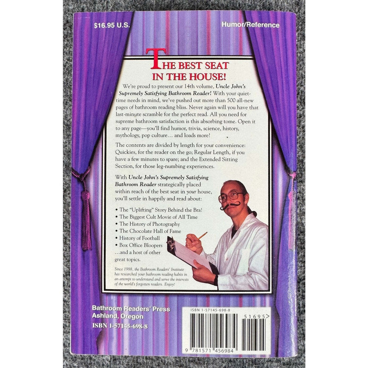 Uncle John's Supremely Satisfying Bathroom Reader (Paperback) - Image 2