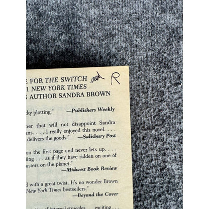 The Switch by Sandra Brown (Paperback) - Image 8