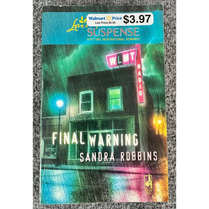 Final Warning by Sandra Robbins (Paperback) - Image 1