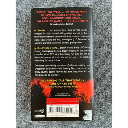 Fire and Ice by J.A. Jance (Paperback) - Image 2