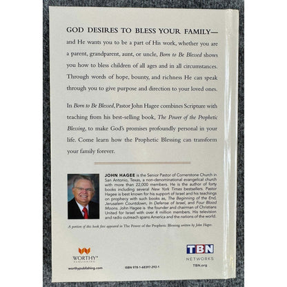 Born to be Blessed by John Hagee (Hardcover) - Image 2