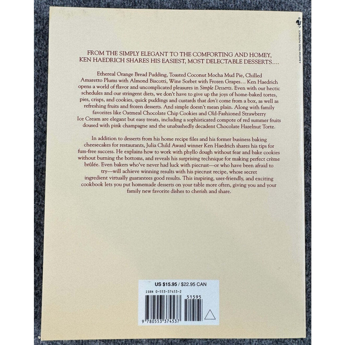 Simple Desserts by Ken Haedrich (Paperback) - Image 2