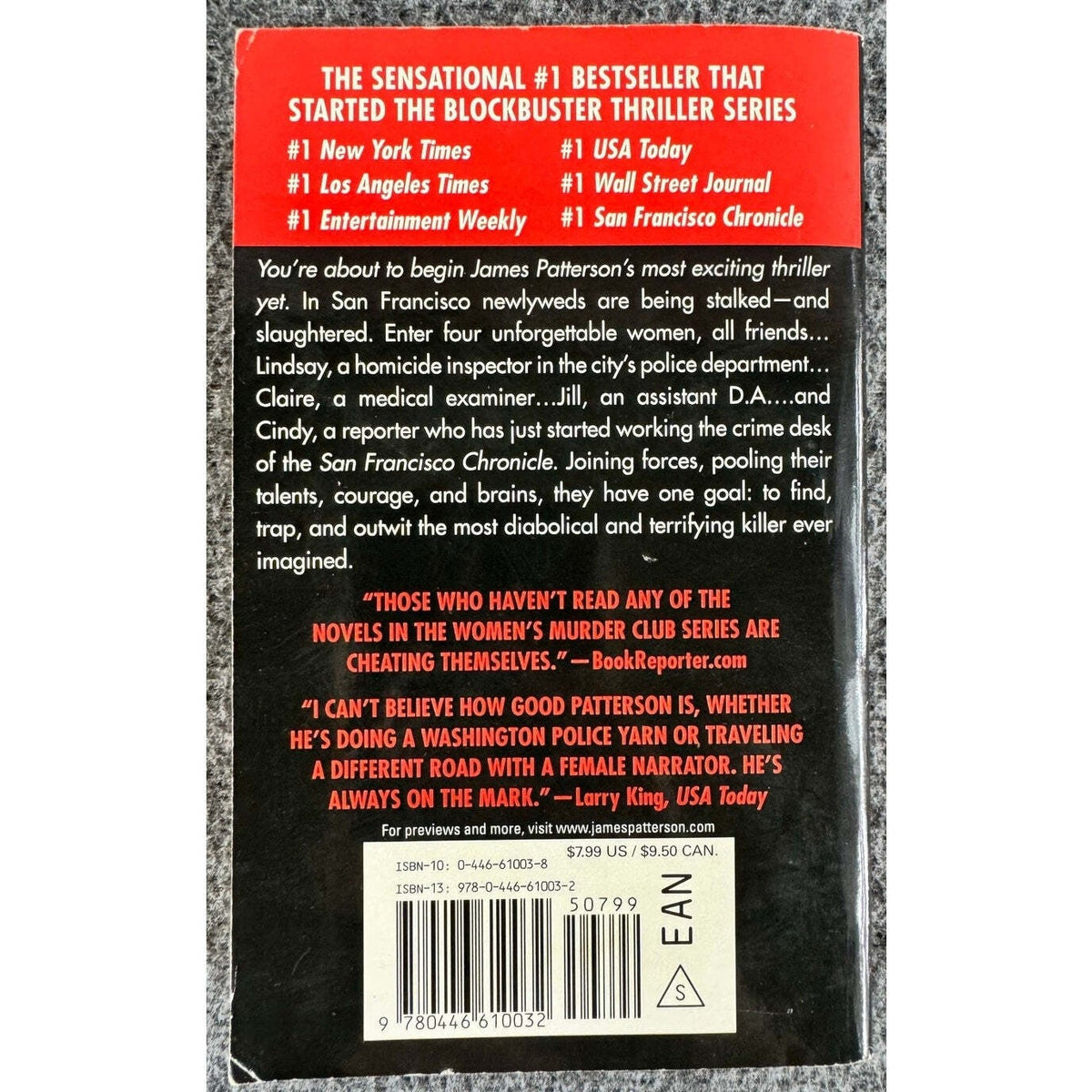 1st to Die by James Patterson (Paperback) - Image 2