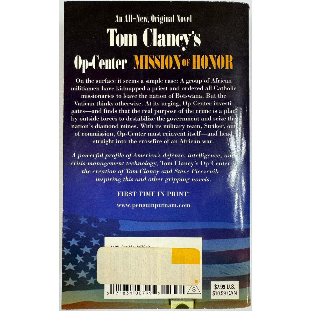 Mission of Honor by Tom Clancy (Paperback) - Image 2