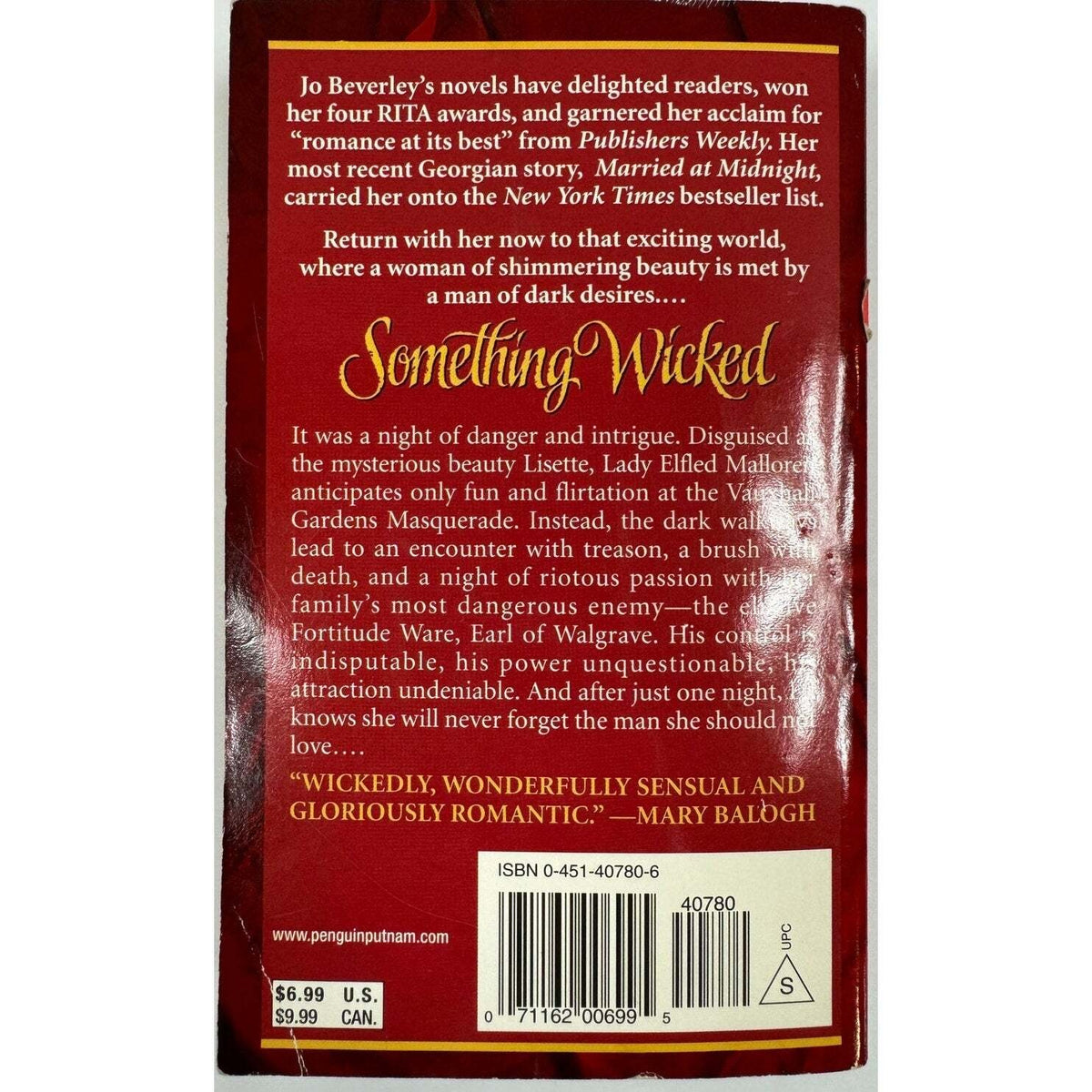 Something Wicked by Jo Beverley (Paperback) - Image 2