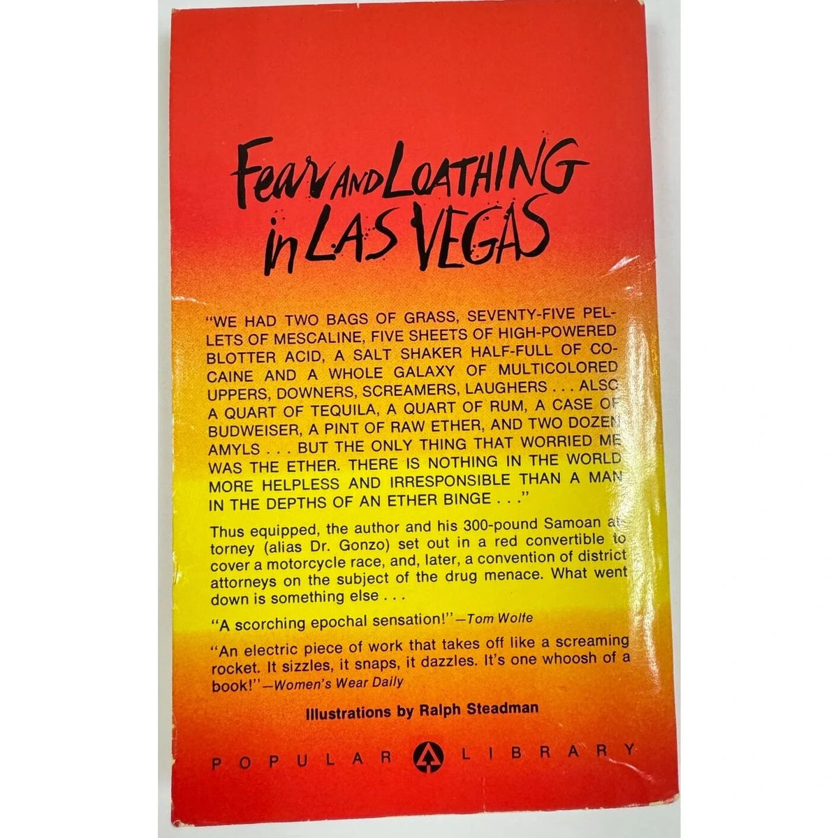 Hunter S. Thompson Fear and Loathing in Las Vegas Popular Library - Image 2