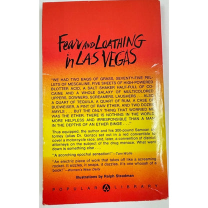 Hunter S. Thompson Fear and Loathing in Las Vegas Popular Library - Image 2