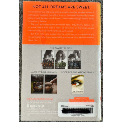 Wake by Lisa McMann (Paperback) - Image 2