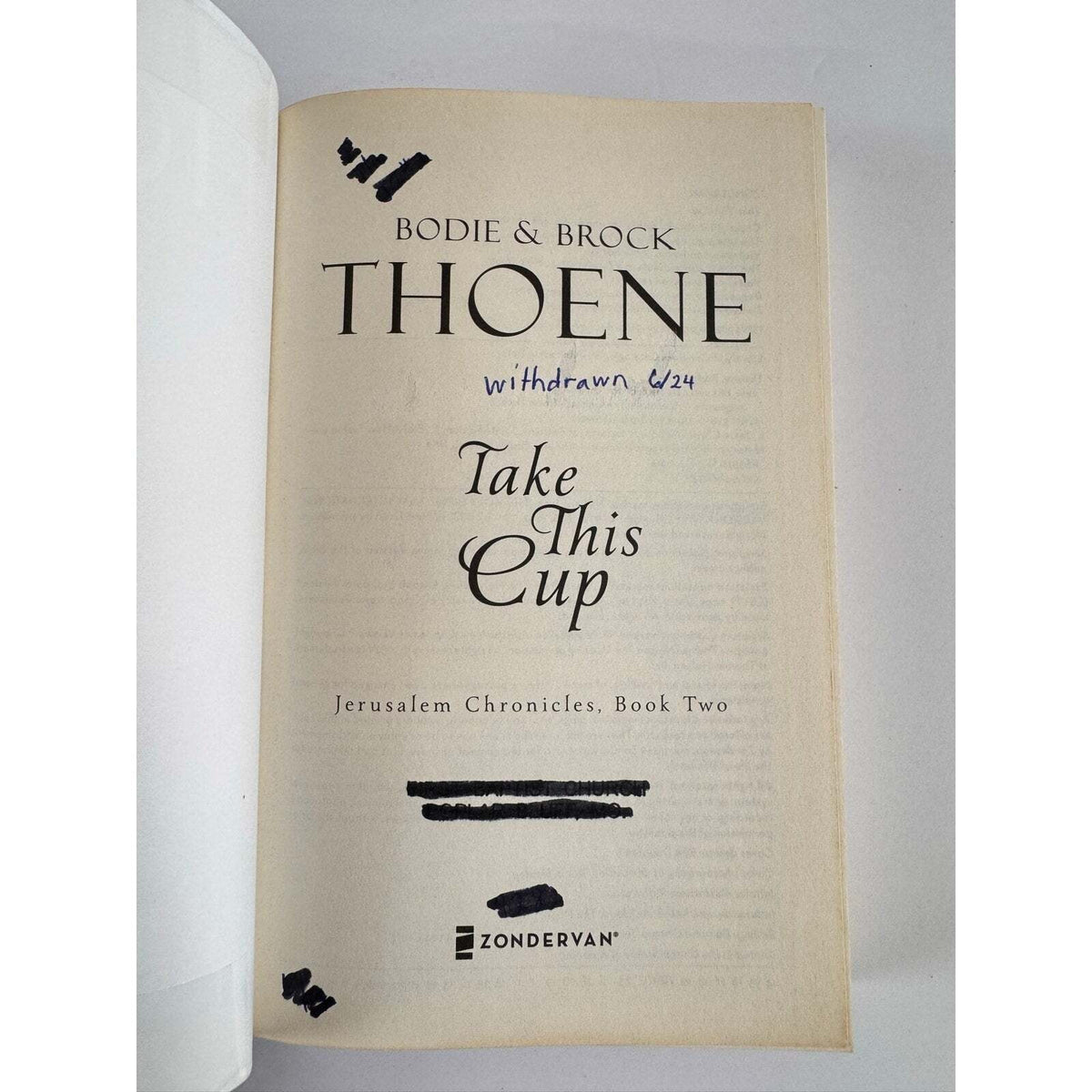 Take This Cup by Bodie Thoene (Paperback) - Image 7