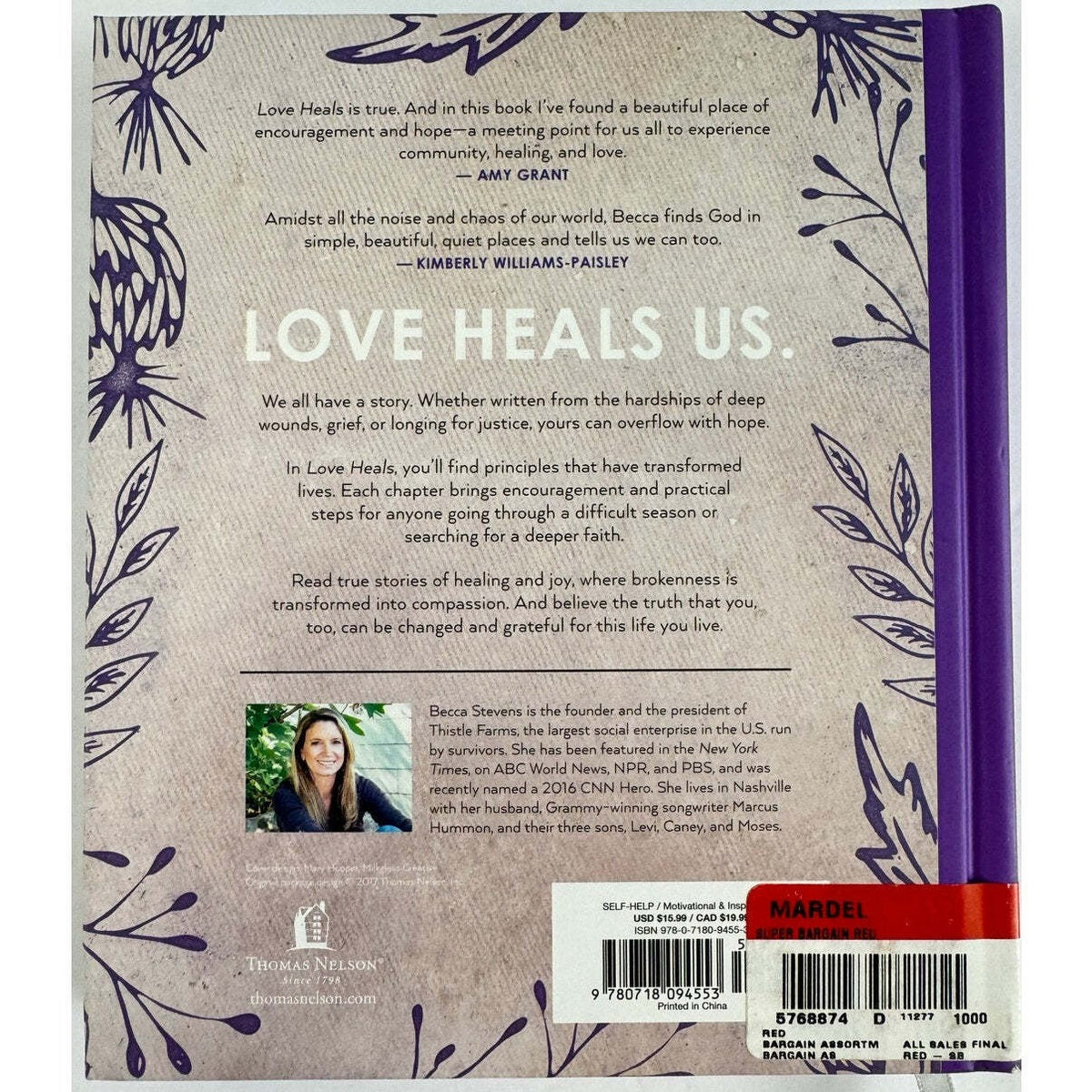 Love Heals by Becca Stevens (Hardcover) - Image 2