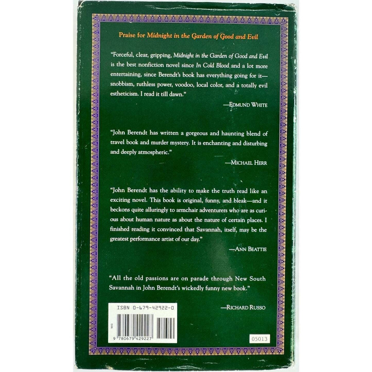 Midnight in the Garden of Good and Evil (Hardcover) - Image 2