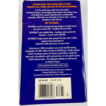 Guinness World Records 2001 by Mark C. Young (Paperback) - Image 2