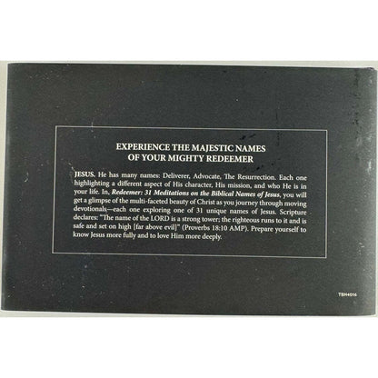 Redeemer Meditations on the Names of Jesus by TBN (Hardcover) - Image 2