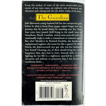 The Guardian by Nicholas Sparks (Paperback) - Image 2