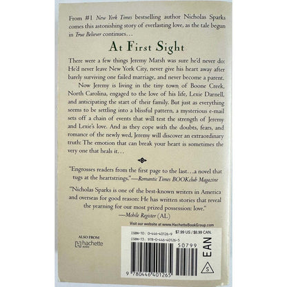 At First Sight by Nicholas Sparks (Paperback) - Image 2