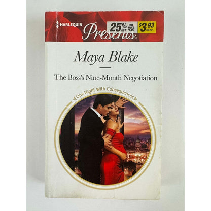 The Boss's Nine-Month Negotiation by Maya Blake (Paperback) - Image 1