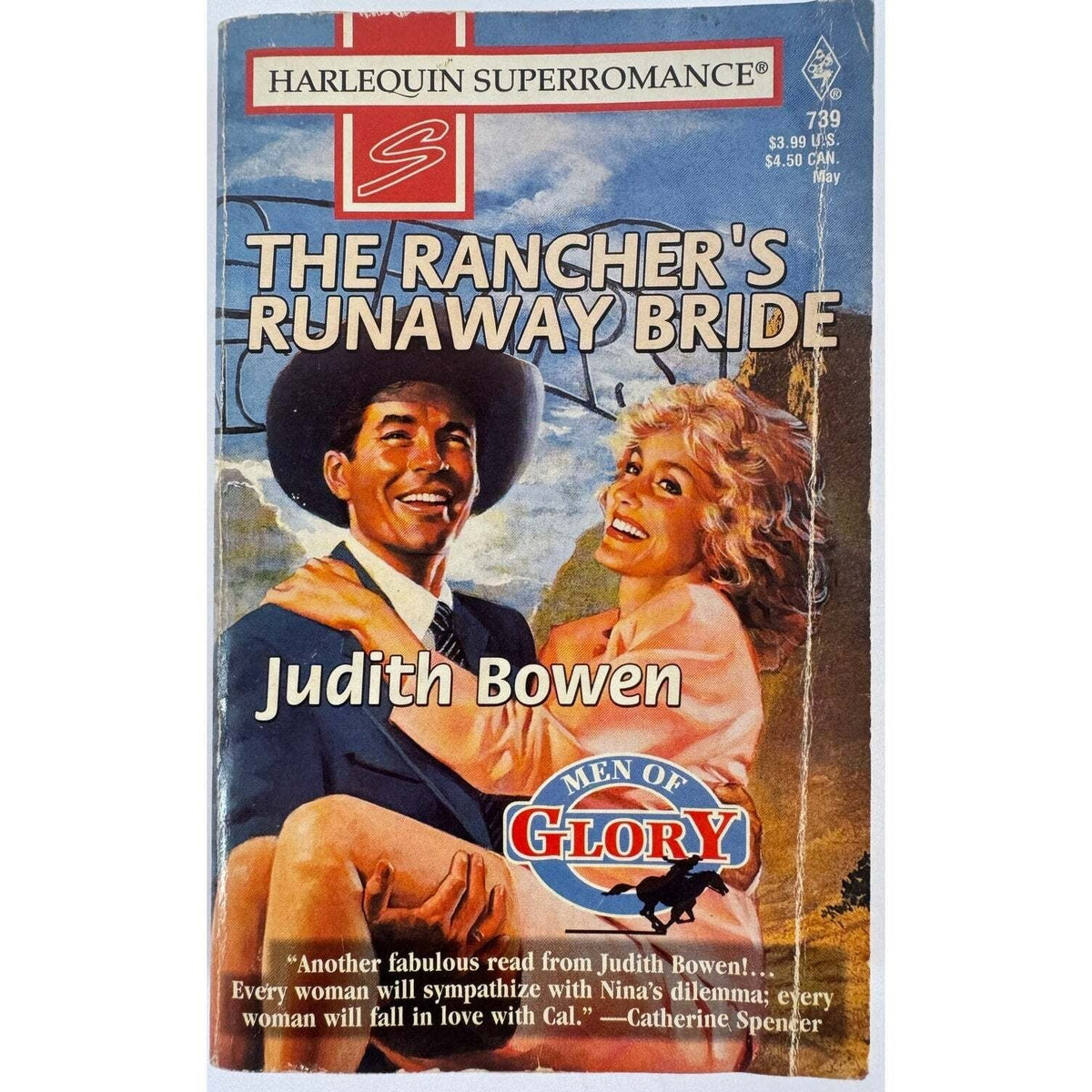 The Rancher's Runaway Bride by Judith Bowen (Paperback) - Image 1