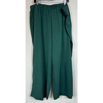 Green 2pc Set Blouse and Pants Women's Size 4X