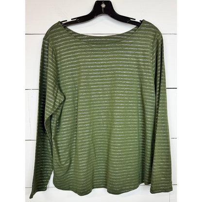 St John's Bay Long Sleeve Blouse Women's Size XL