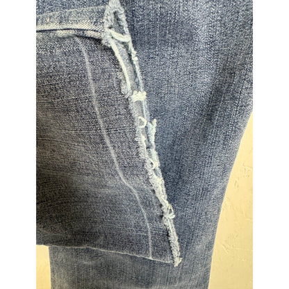 Silver Blue Cropped Jeans Women's 31