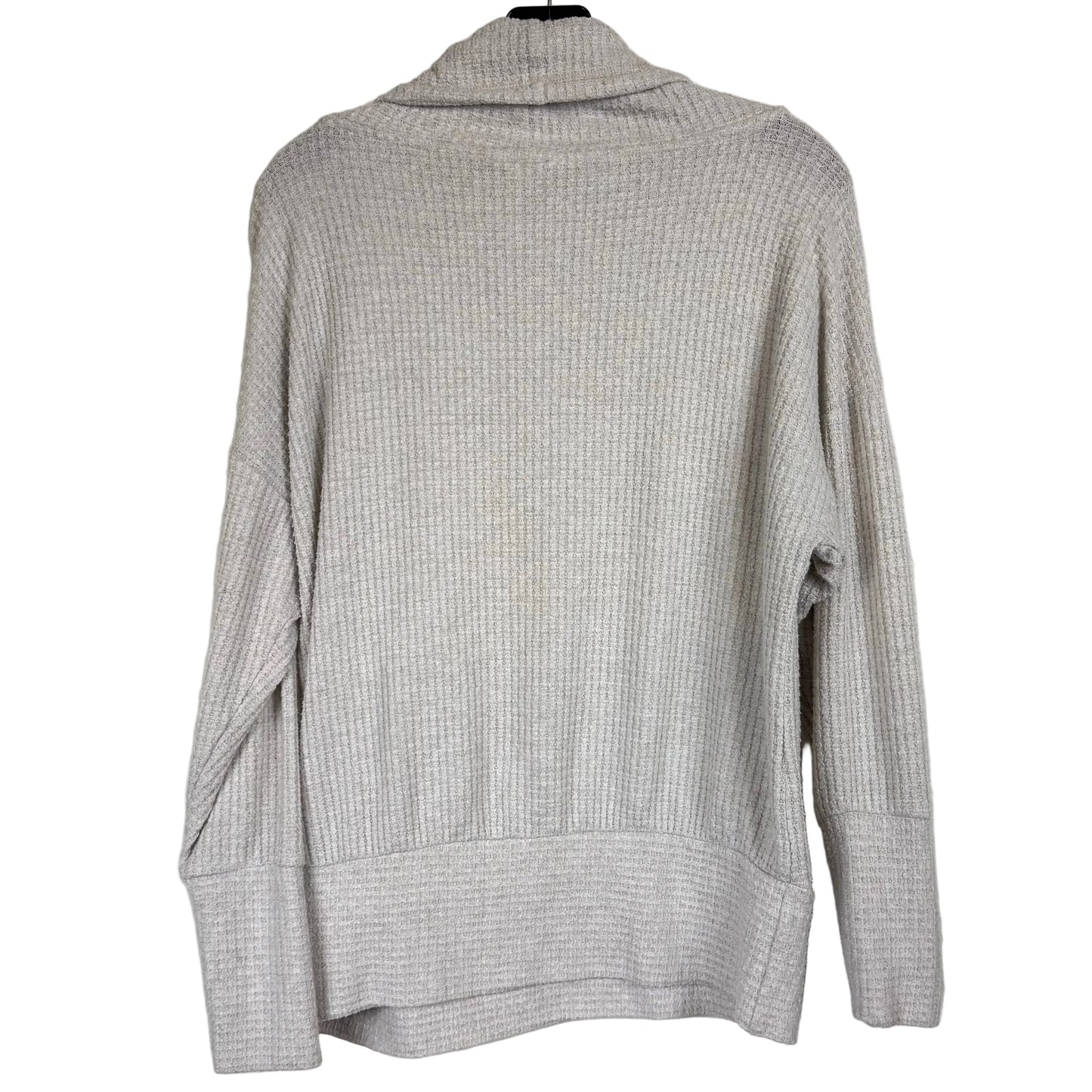 Time And Tru Beige Long Sleeve Cowl Shirt Women's Size Medium