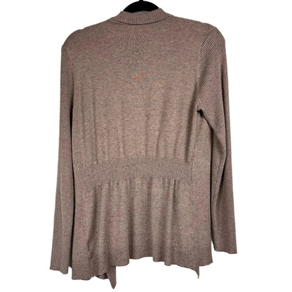 Faded Glory Beige Long Sleeve Cardigan Women's Size Large