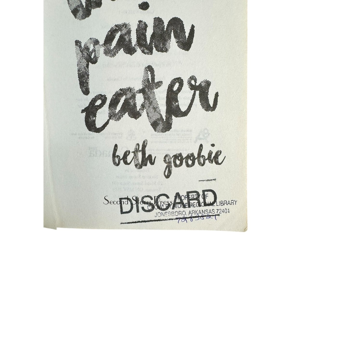 The Pain Eater by Beth Goobie (Paperback)