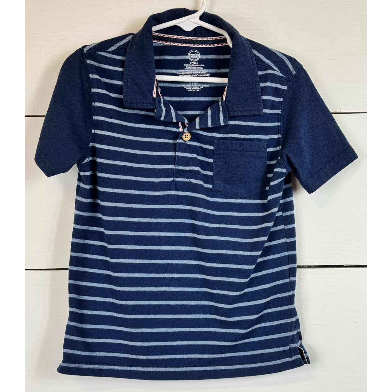 Wonder Nation Short Sleeve Polo Boy's Size 5t