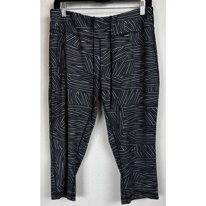 Daskin Now Black Capri Leggings Women's Size Large