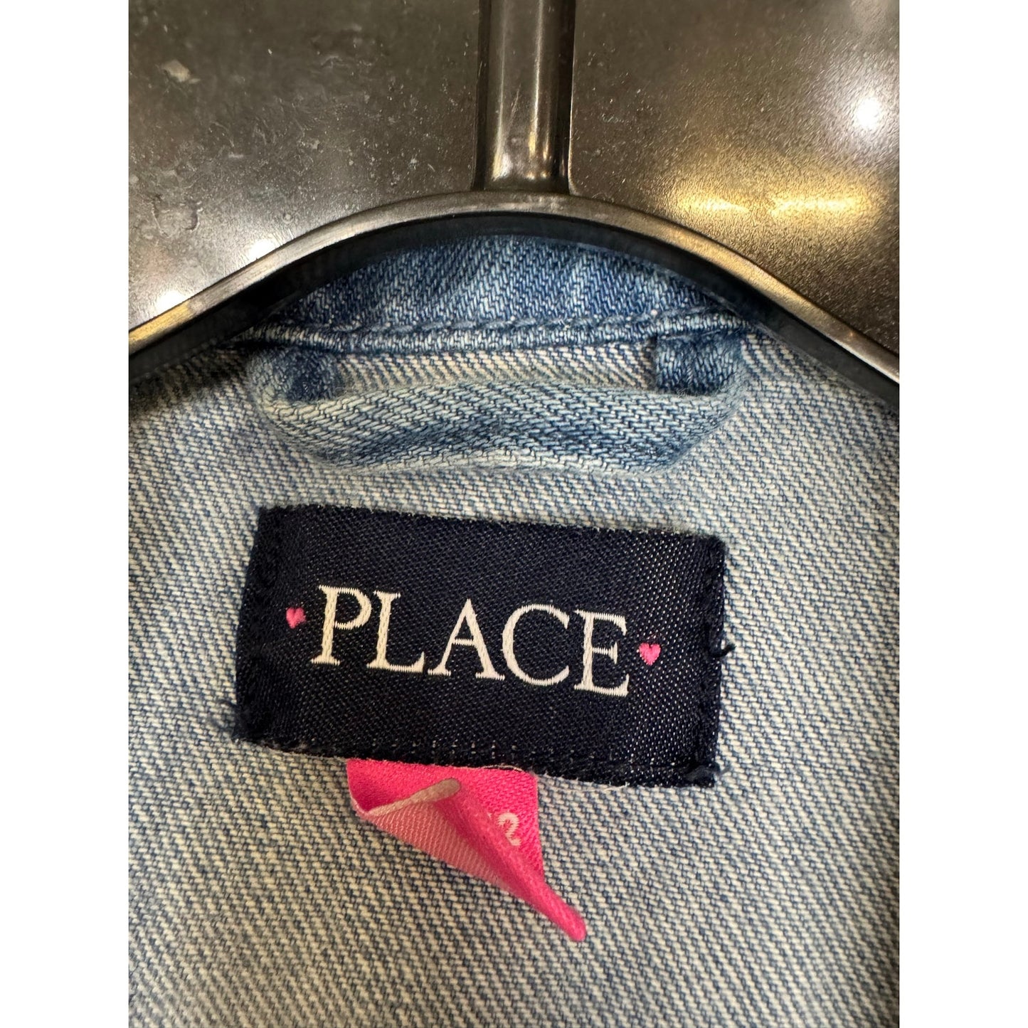 The Children's Place Blue Denim Vest Girl's Large Size 10/12