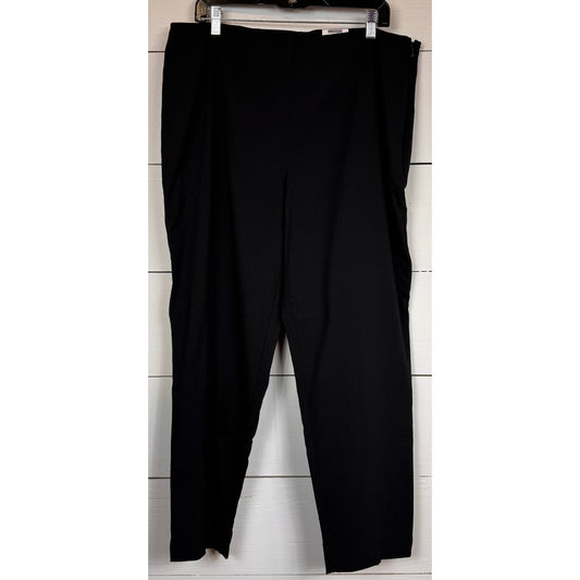 Time and Tru High Rise Stretch Black Dress Pants Women's Size 20