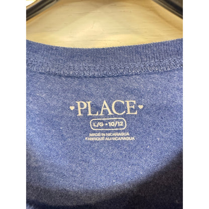The Children's Place Blue T-Shirt Girl's Size Large (10/12)