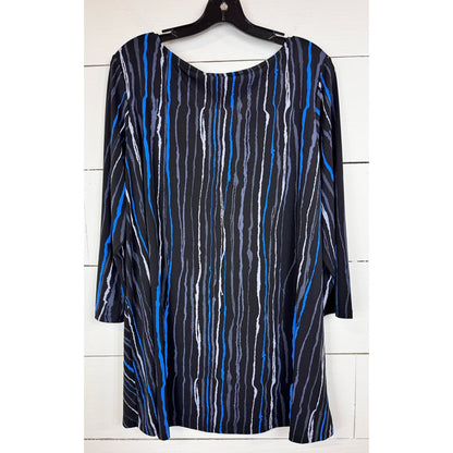 Bob Mocha 3/4 Sleeve Blouse Women's Size XL