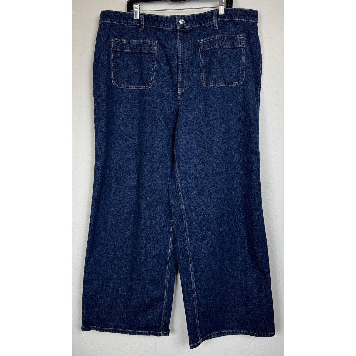 Free Assembly Blue Wide Leg Jeans Women's 20W