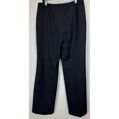 Black Label by Evan Picone Black Dress Pants Women's 12