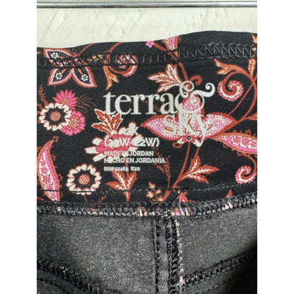 Terra And Sky Black Skinny Pants Women's  Size 20w-22w