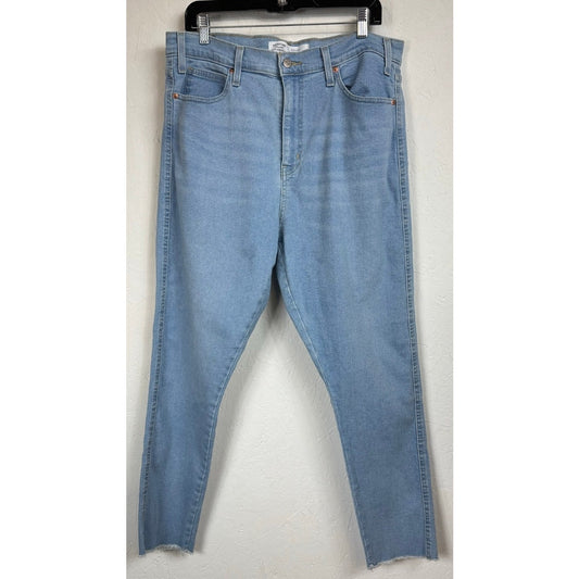 Levi Strauss Blue High Rise Skinny Jeans Women's Size 16