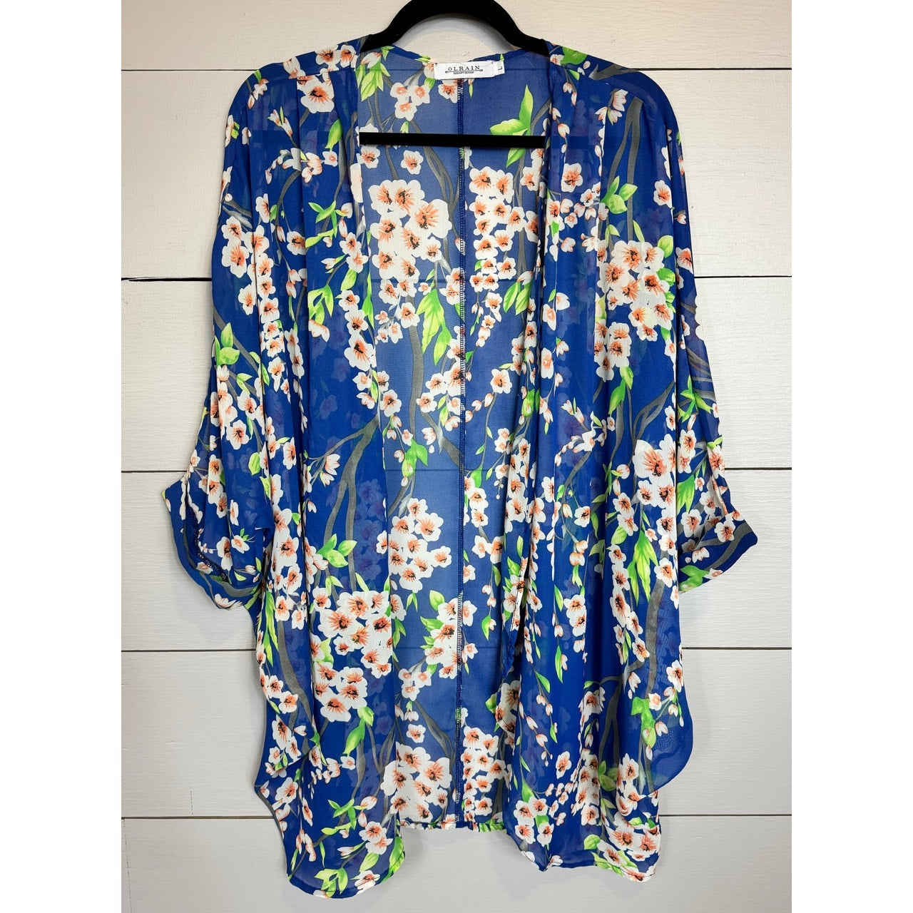 Olrain Short Sleeve Kimono Women's Size Large