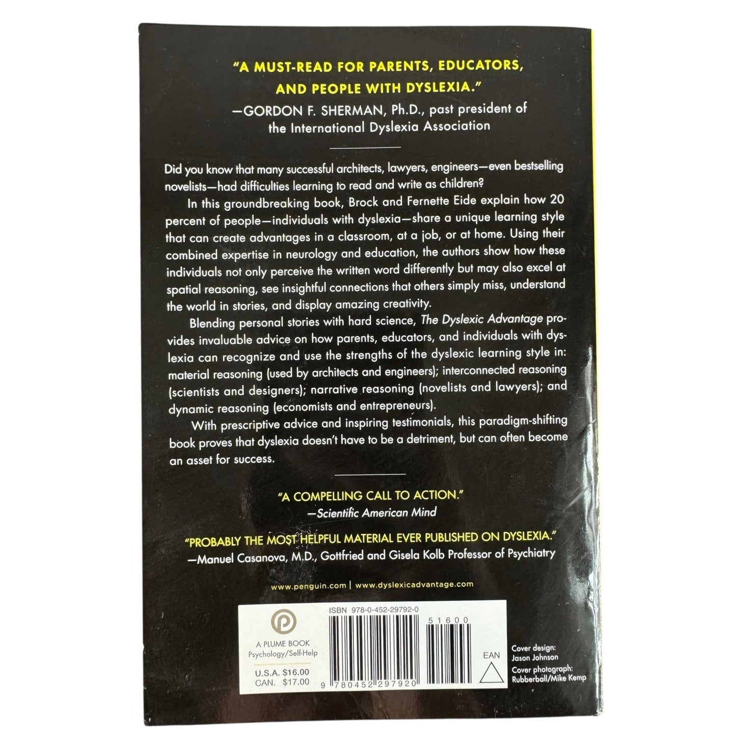 The Dyslexic Advantage by Brock L. Eide (Paperback)