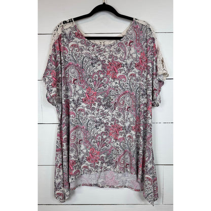 Cato Short Sleeve Blouse Women's Size 18/20W