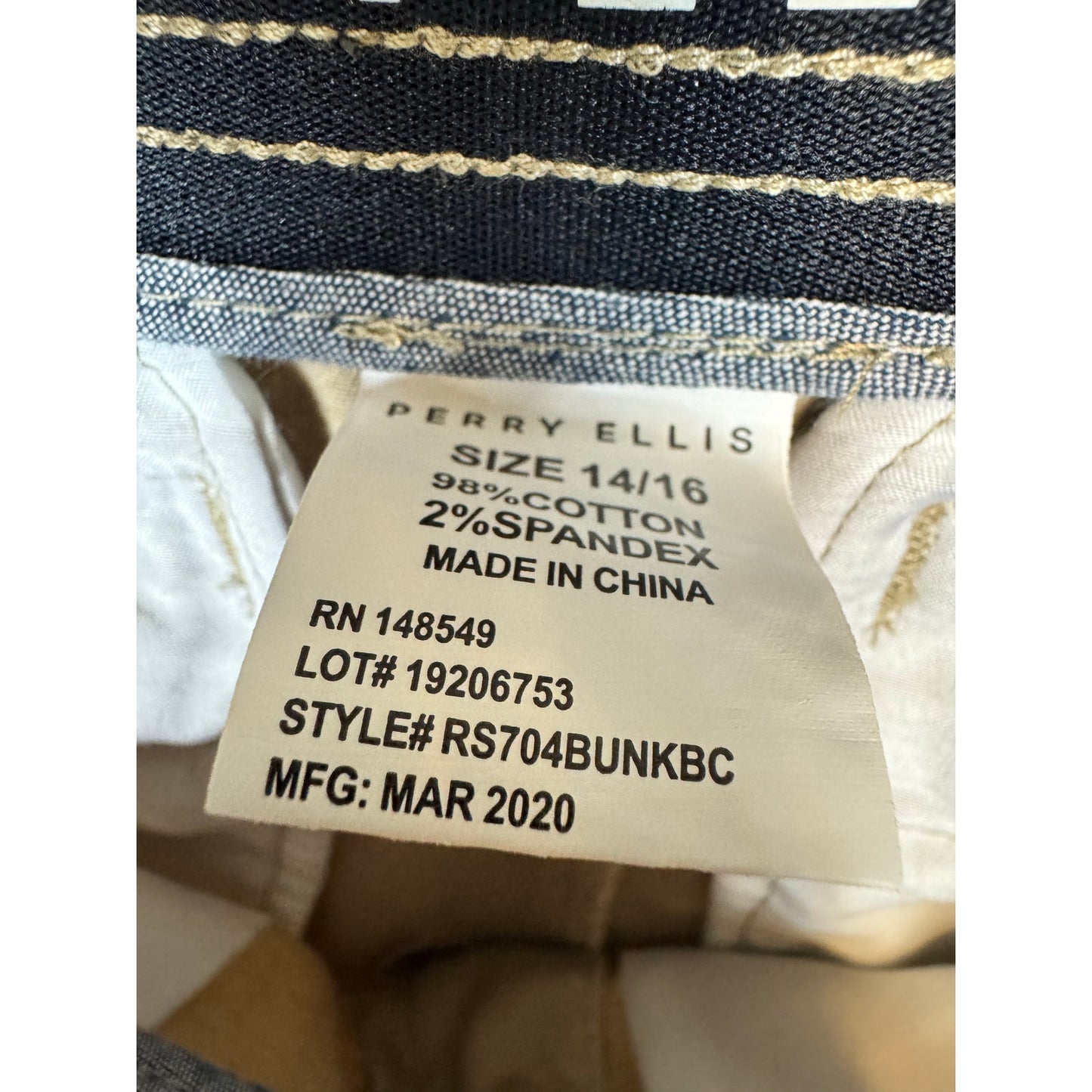 Perry Ellis Shorts Boy's Size 14/16