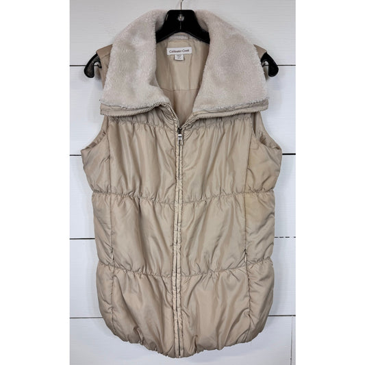 Coldwater Creek Puffer Vest Women's Size Medium