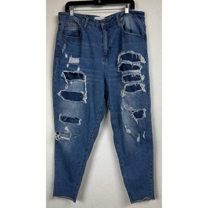 Haute Curve Blue Skinny Jeans Women's Size 16