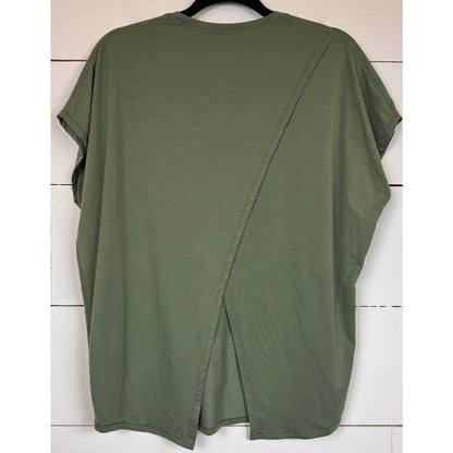 Athletic Works Green T-Shirt Women's Size Small