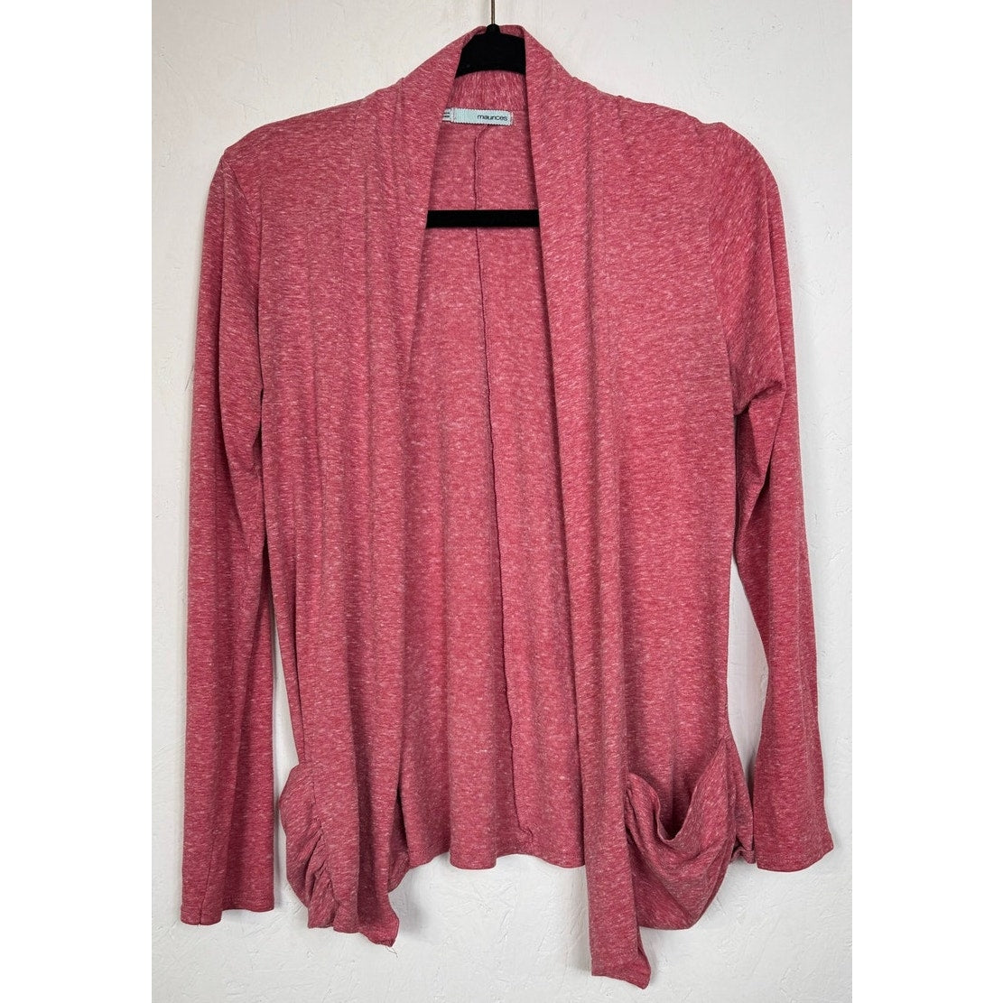 Maurices Pink Long Sleeve Cardigan Women's Large